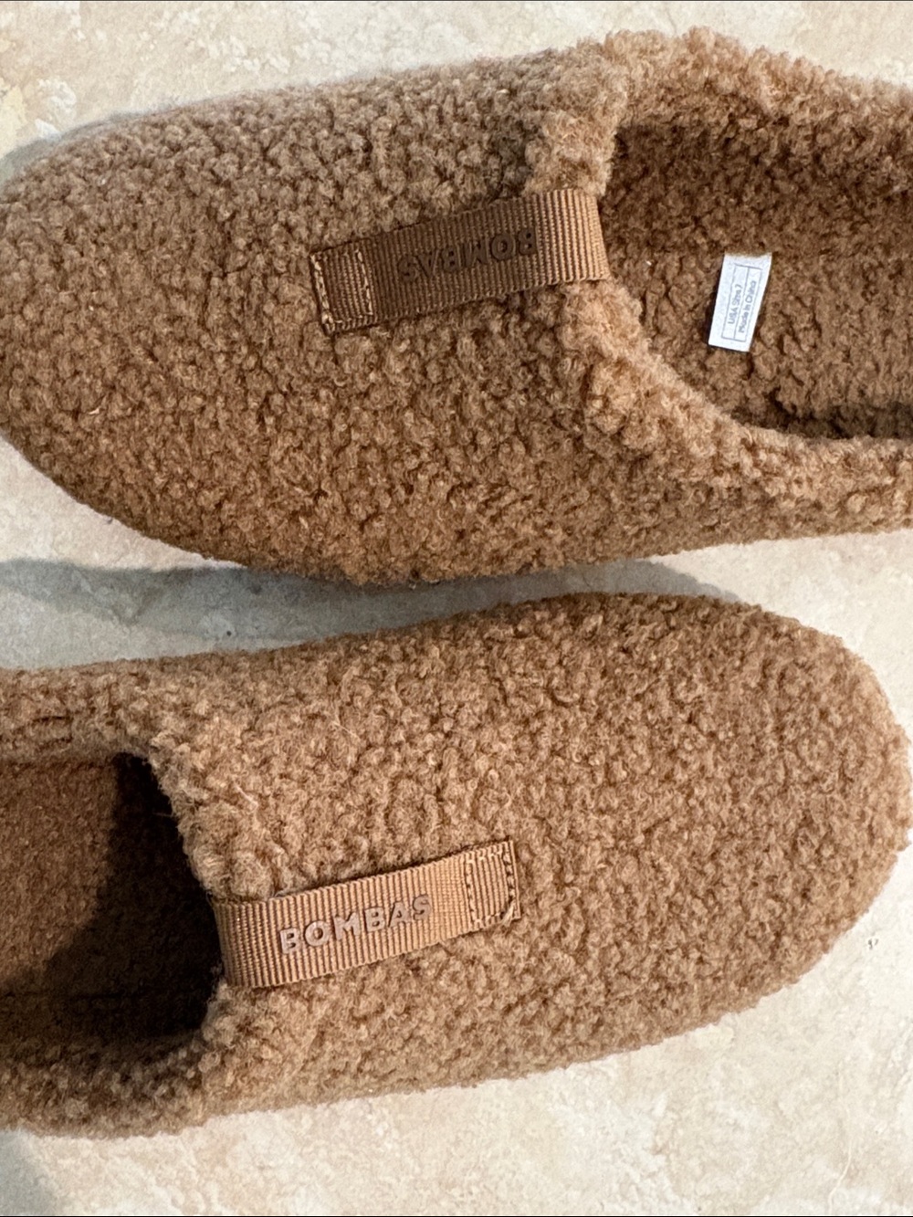 Women’s Bombas Sunday Slip-On Slippers - Camel Brown - Picture 4 of 7